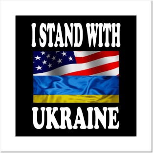 i stand with ukraine Posters and Art